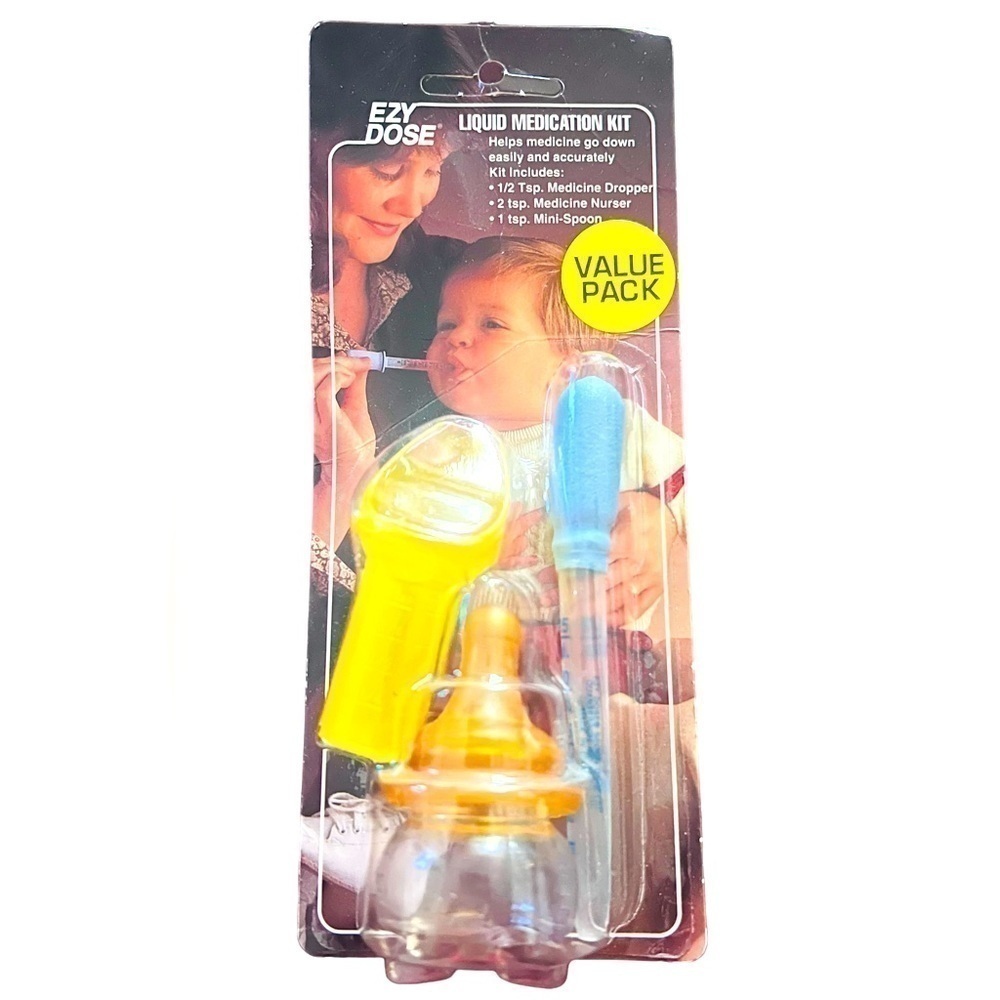Vintage Ezy Dose Liquid Medication Kit NIP